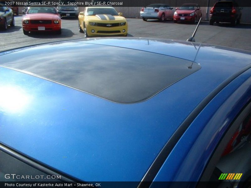 Sapphire Blue / SE-R Charcoal 2007 Nissan Sentra SE-R Spec V