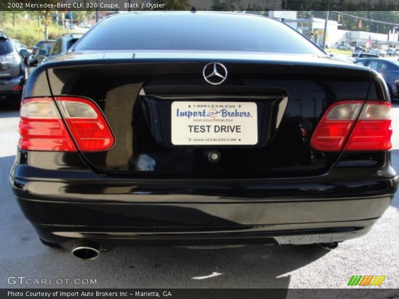 Black / Oyster 2002 Mercedes-Benz CLK 320 Coupe