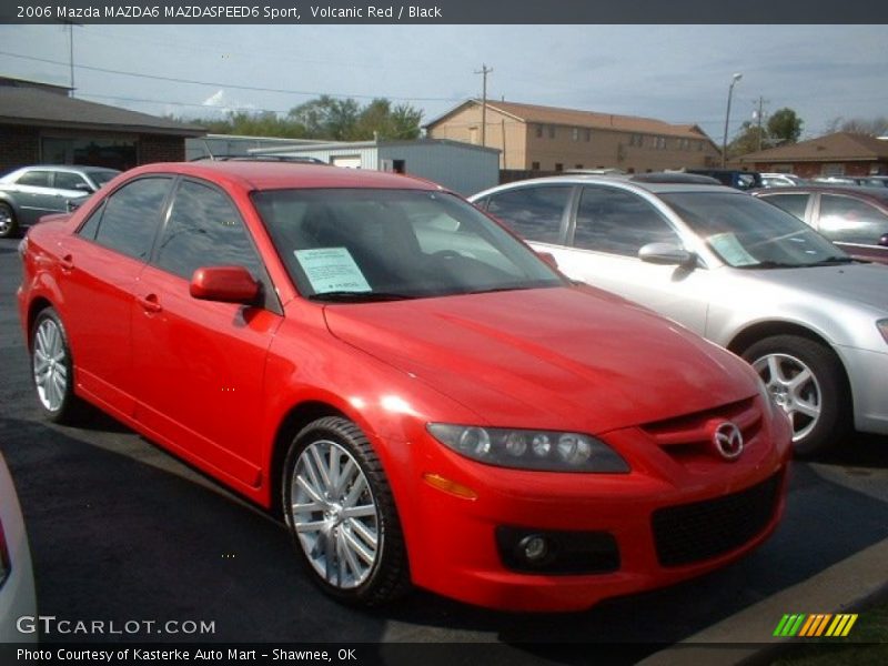 Volcanic Red / Black 2006 Mazda MAZDA6 MAZDASPEED6 Sport