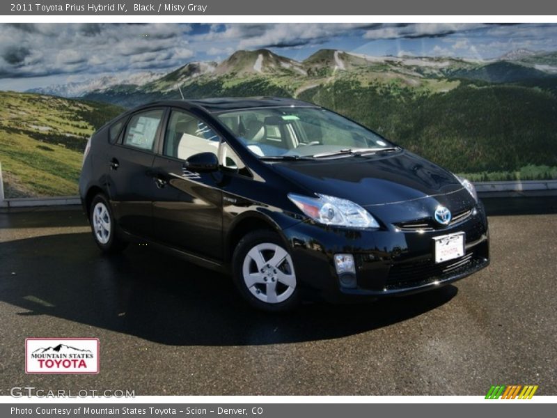 Black / Misty Gray 2011 Toyota Prius Hybrid IV