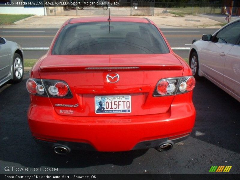 Volcanic Red / Black 2006 Mazda MAZDA6 MAZDASPEED6 Sport