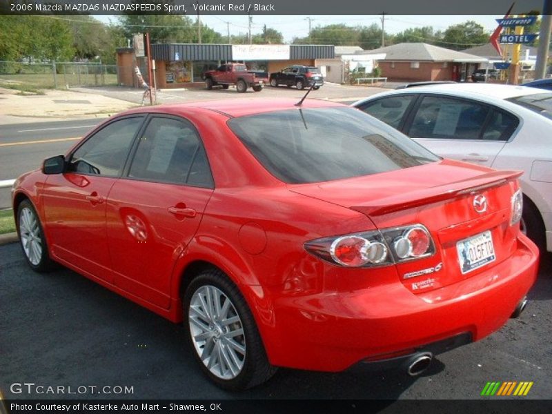 Volcanic Red / Black 2006 Mazda MAZDA6 MAZDASPEED6 Sport
