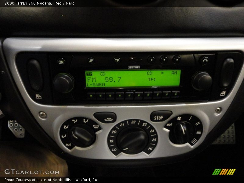 Audio System of 2000 360 Modena