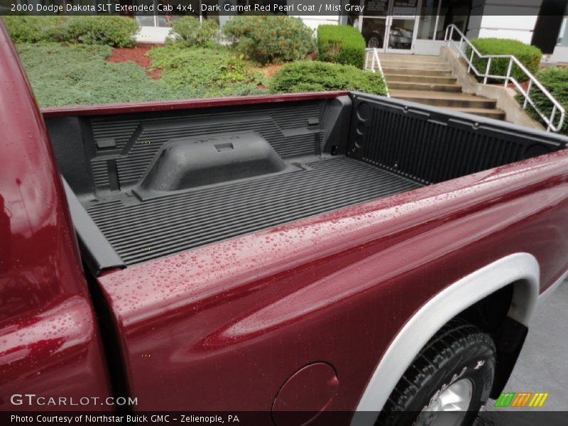 Dark Garnet Red Pearl Coat / Mist Gray 2000 Dodge Dakota SLT Extended Cab 4x4