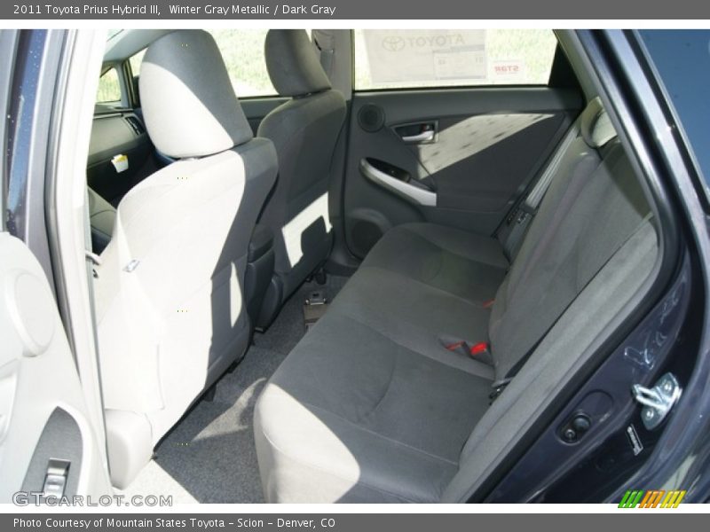 Winter Gray Metallic / Dark Gray 2011 Toyota Prius Hybrid III