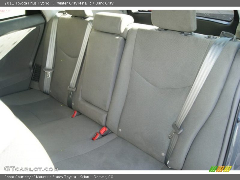 Winter Gray Metallic / Dark Gray 2011 Toyota Prius Hybrid III