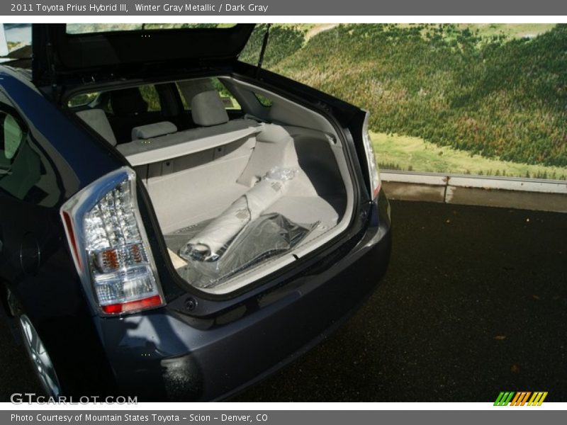 Winter Gray Metallic / Dark Gray 2011 Toyota Prius Hybrid III
