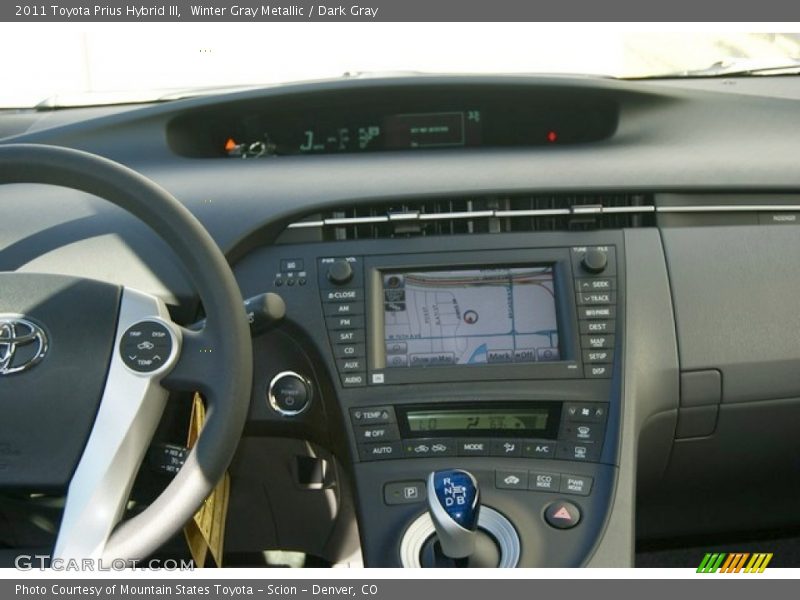 Winter Gray Metallic / Dark Gray 2011 Toyota Prius Hybrid III