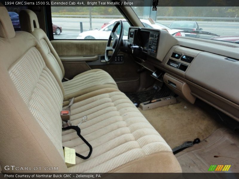  1994 Sierra 1500 SL Extended Cab 4x4 Beige Interior