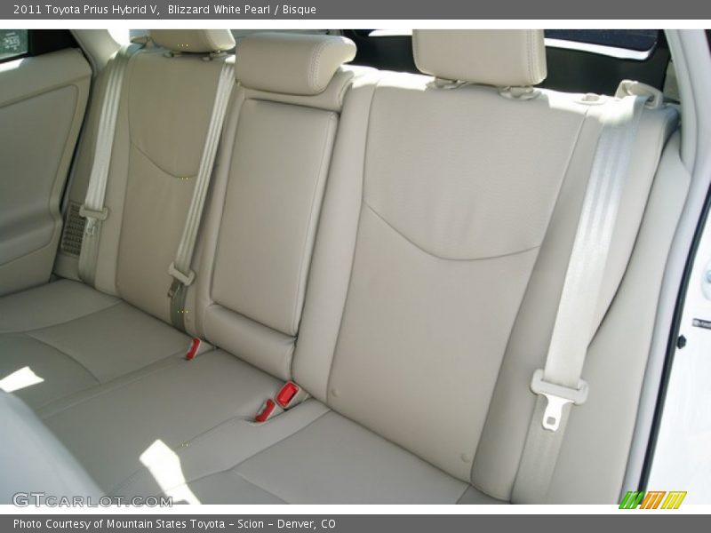 Blizzard White Pearl / Bisque 2011 Toyota Prius Hybrid V