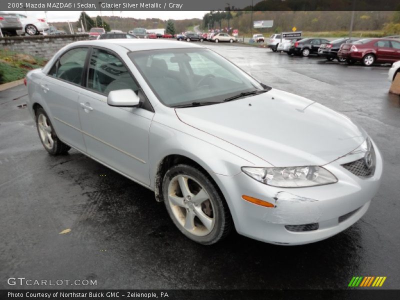 Glacier Silver Metallic / Gray 2005 Mazda MAZDA6 i Sedan