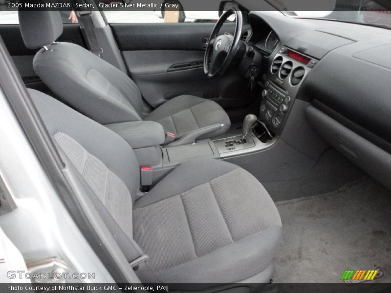 Glacier Silver Metallic / Gray 2005 Mazda MAZDA6 i Sedan