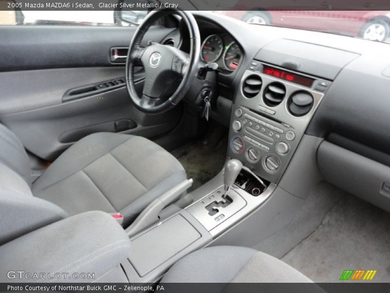 Glacier Silver Metallic / Gray 2005 Mazda MAZDA6 i Sedan
