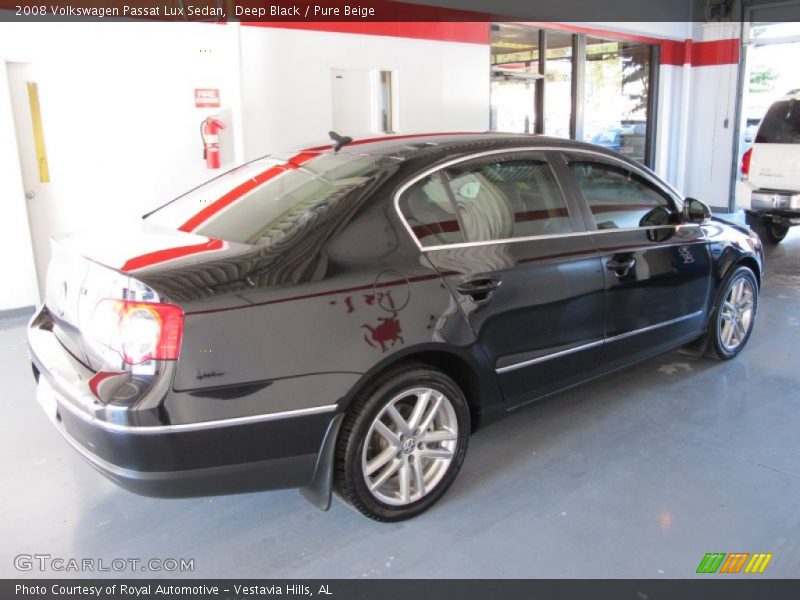 Deep Black / Pure Beige 2008 Volkswagen Passat Lux Sedan