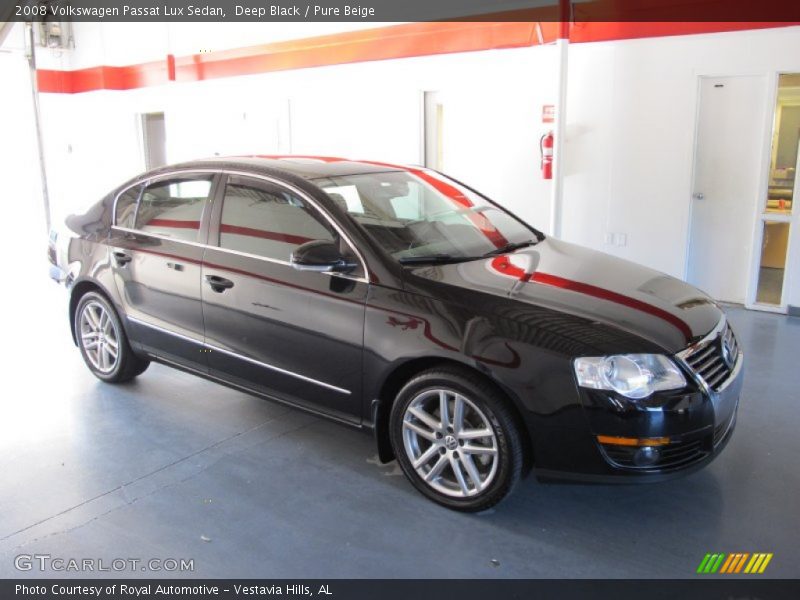 Deep Black / Pure Beige 2008 Volkswagen Passat Lux Sedan
