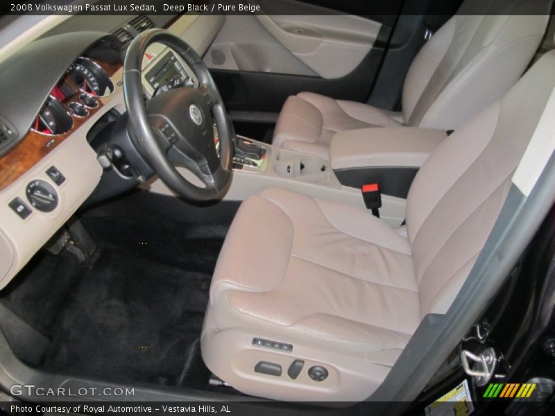 Deep Black / Pure Beige 2008 Volkswagen Passat Lux Sedan