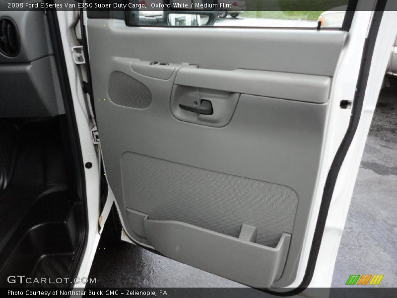 Oxford White / Medium Flint 2008 Ford E Series Van E350 Super Duty Cargo