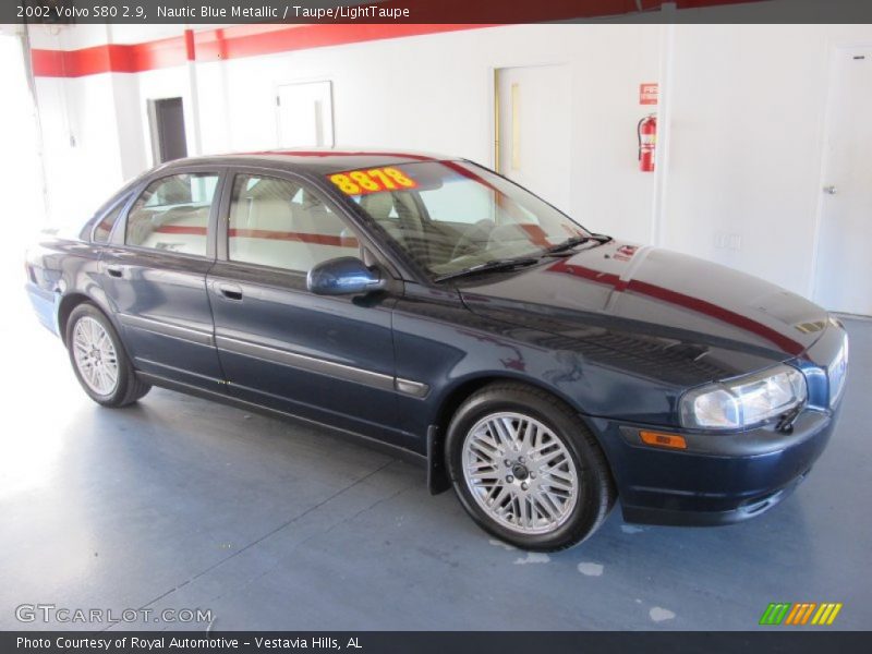 Nautic Blue Metallic / Taupe/LightTaupe 2002 Volvo S80 2.9