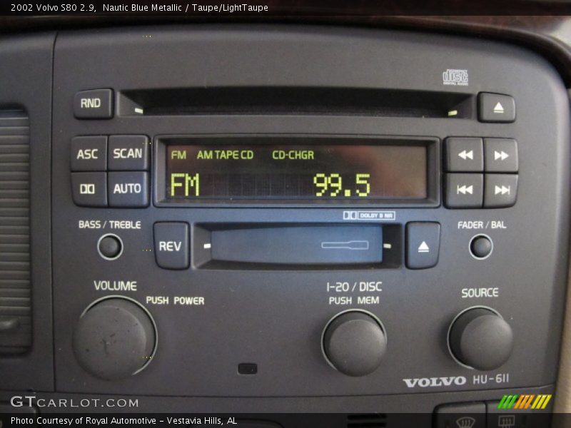 Audio System of 2002 S80 2.9
