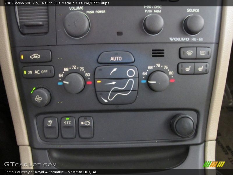 Controls of 2002 S80 2.9