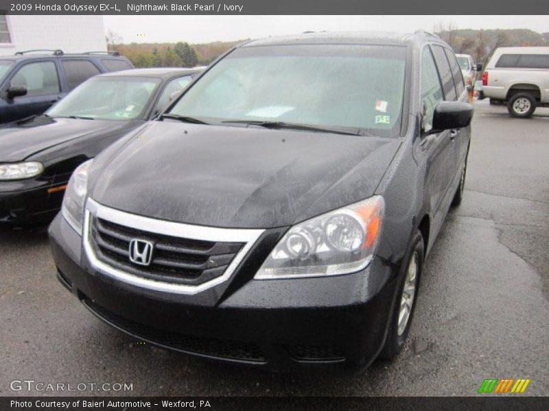 Nighthawk Black Pearl / Ivory 2009 Honda Odyssey EX-L