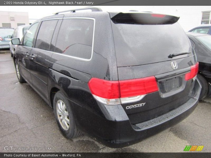 Nighthawk Black Pearl / Ivory 2009 Honda Odyssey EX-L