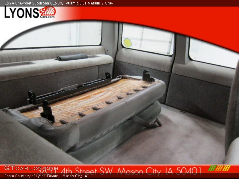 Atlantic Blue Metallic / Gray 1994 Chevrolet Suburban C1500