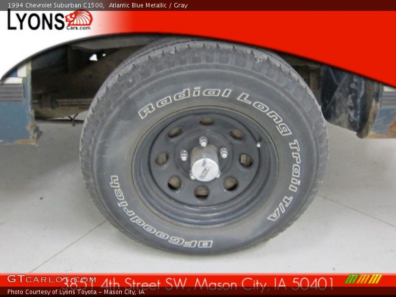 Atlantic Blue Metallic / Gray 1994 Chevrolet Suburban C1500