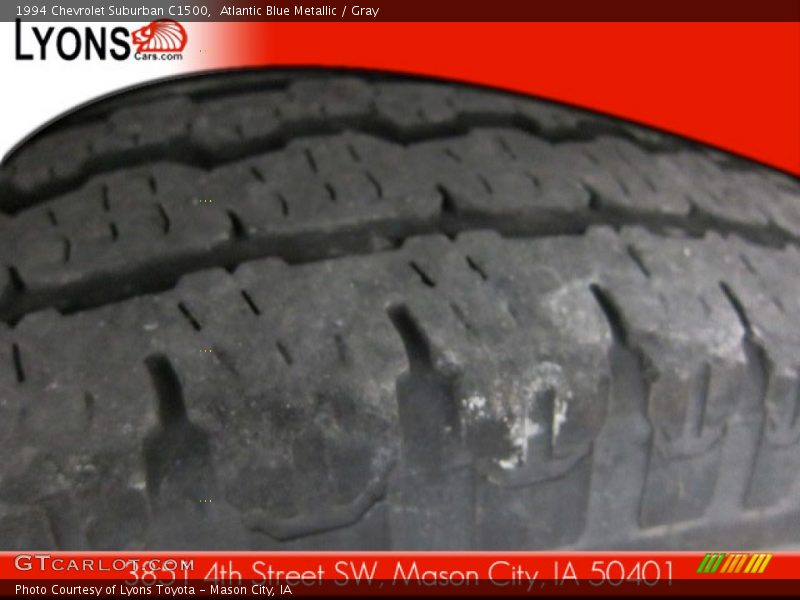 Atlantic Blue Metallic / Gray 1994 Chevrolet Suburban C1500