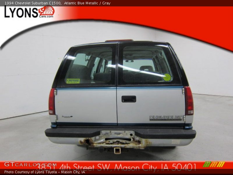 Atlantic Blue Metallic / Gray 1994 Chevrolet Suburban C1500