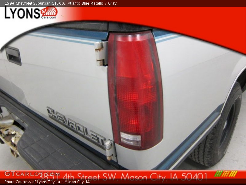 Atlantic Blue Metallic / Gray 1994 Chevrolet Suburban C1500