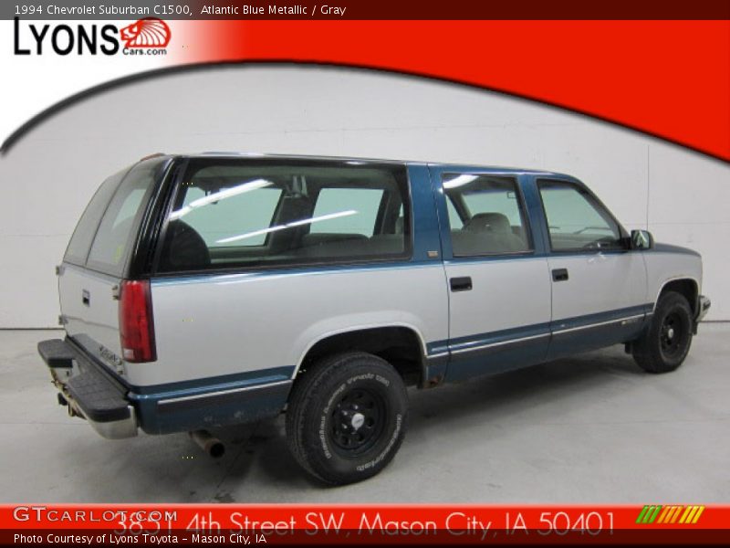 Atlantic Blue Metallic / Gray 1994 Chevrolet Suburban C1500