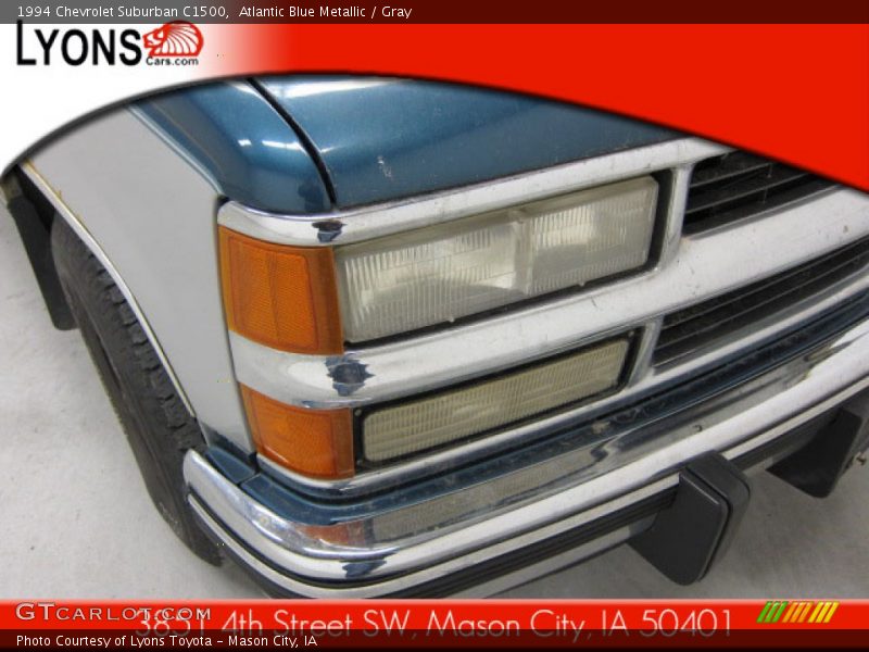 Atlantic Blue Metallic / Gray 1994 Chevrolet Suburban C1500