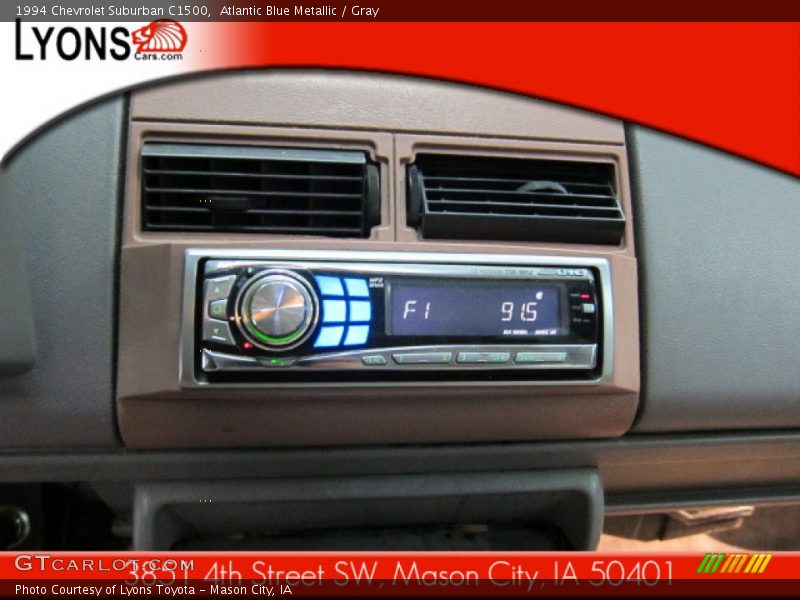 Atlantic Blue Metallic / Gray 1994 Chevrolet Suburban C1500