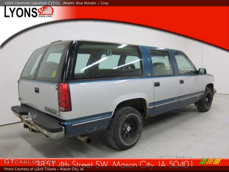 Atlantic Blue Metallic / Gray 1994 Chevrolet Suburban C1500