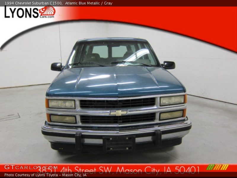 Atlantic Blue Metallic / Gray 1994 Chevrolet Suburban C1500