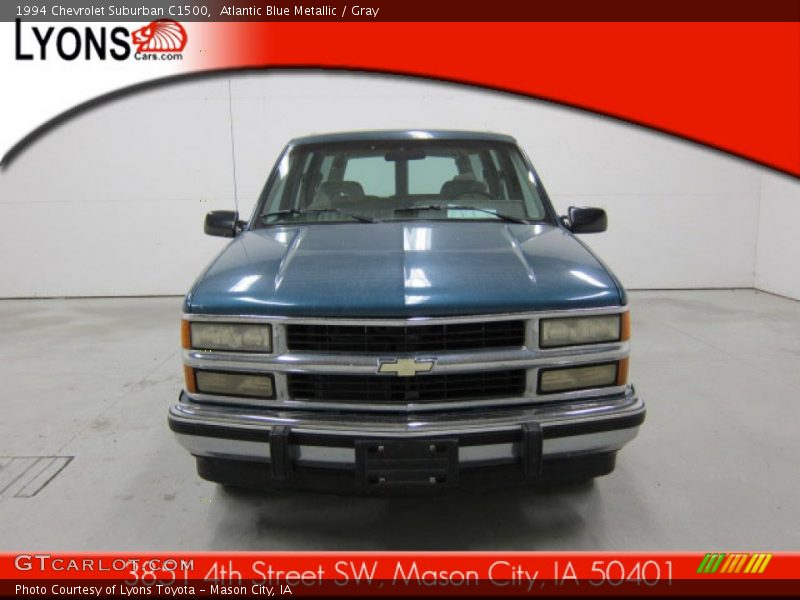 Atlantic Blue Metallic / Gray 1994 Chevrolet Suburban C1500