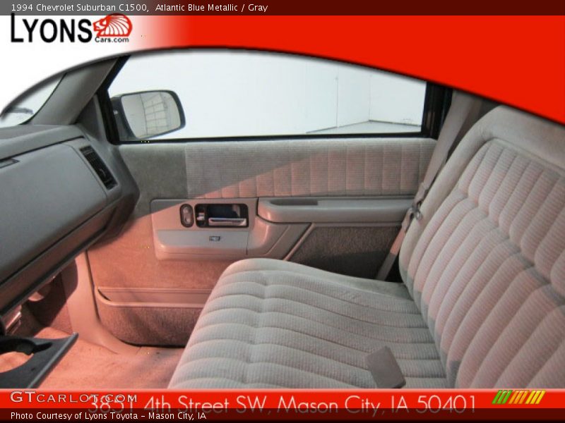 Atlantic Blue Metallic / Gray 1994 Chevrolet Suburban C1500
