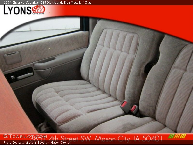 Atlantic Blue Metallic / Gray 1994 Chevrolet Suburban C1500
