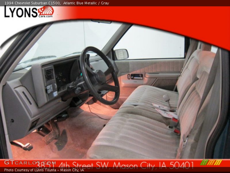 Atlantic Blue Metallic / Gray 1994 Chevrolet Suburban C1500