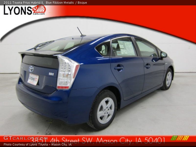 Blue Ribbon Metallic / Bisque 2011 Toyota Prius Hybrid II