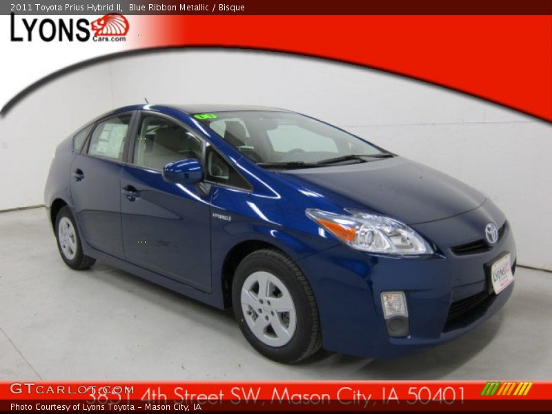 Blue Ribbon Metallic / Bisque 2011 Toyota Prius Hybrid II