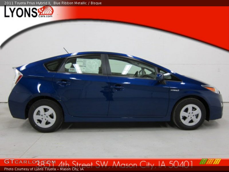 Blue Ribbon Metallic / Bisque 2011 Toyota Prius Hybrid II