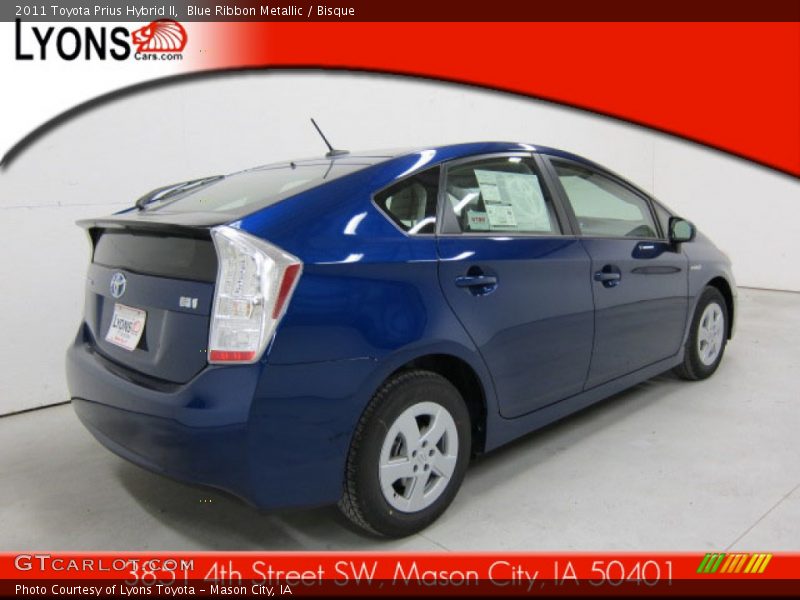 Blue Ribbon Metallic / Bisque 2011 Toyota Prius Hybrid II