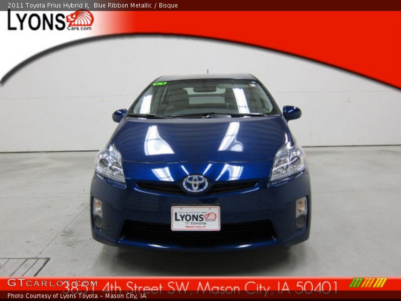 Blue Ribbon Metallic / Bisque 2011 Toyota Prius Hybrid II