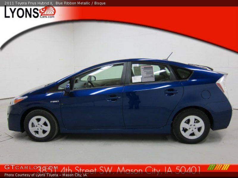 Blue Ribbon Metallic / Bisque 2011 Toyota Prius Hybrid II