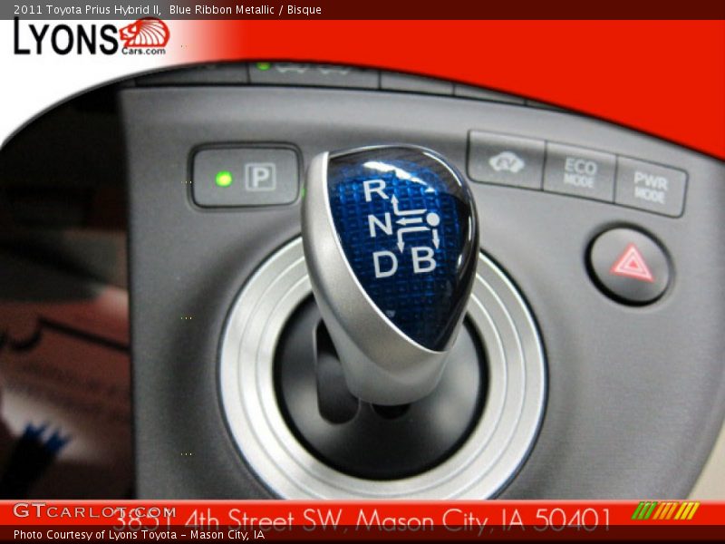 Blue Ribbon Metallic / Bisque 2011 Toyota Prius Hybrid II