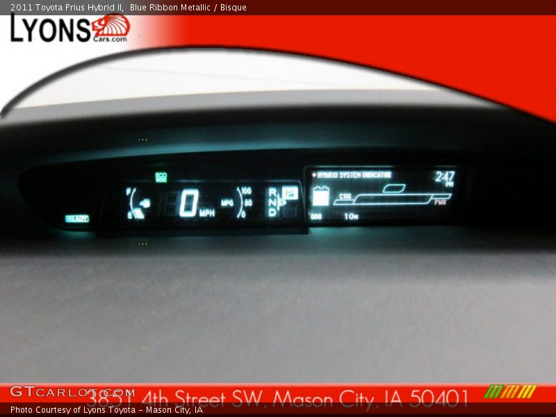 Blue Ribbon Metallic / Bisque 2011 Toyota Prius Hybrid II