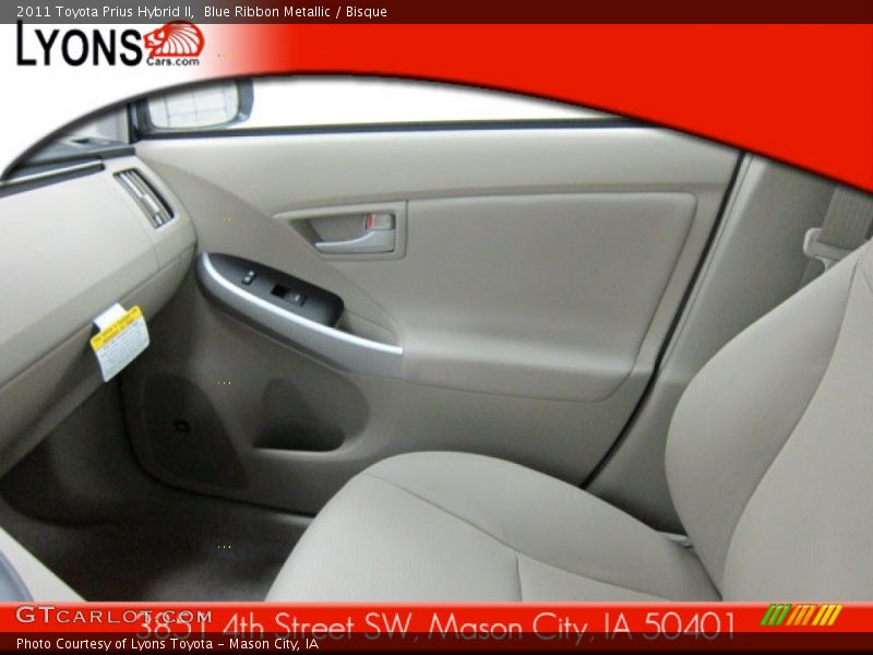 Blue Ribbon Metallic / Bisque 2011 Toyota Prius Hybrid II