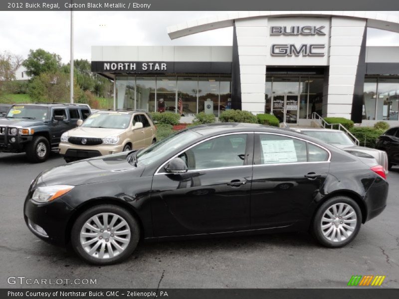 Carbon Black Metallic / Ebony 2012 Buick Regal